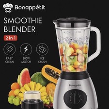 2 - 1 Smoothie Blender 880W Motor Ice Crush Streamline Day Clean RRP £129.99