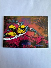 2022 UD Marvel Fleer Ultra Wolverine WOLVEREN VS DEADPOOL 067/181