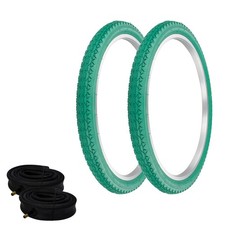 PRO TIRES 24 x 2.125 GREEN P-123A W/ HEAVYDUTY TUBES