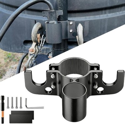 Aluminum Towing Trailer Chain Holder Organizer With 7 Way Plug Rv Chain Holder