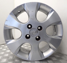 HYUNDAI I20 MK1 15" SILVER ALLOY WHEEL (R5-C)