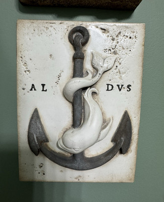 Sid Dickens Memory Block Festina Lente T-260 Nautical Anchor Wall Plaque