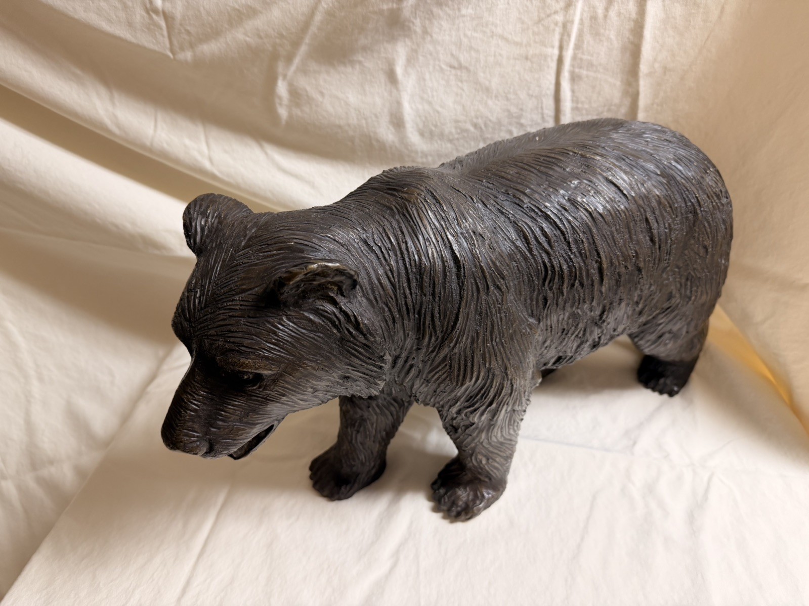 Prowling Bear Bronze  - 12" 