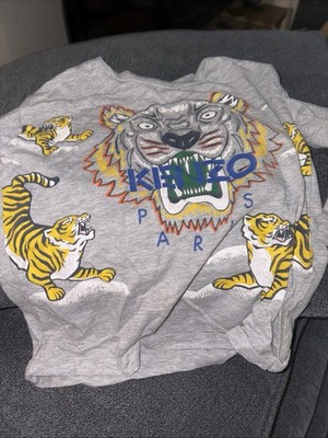 Kenzo Kids Tiger Long Sleeve Shirt. Size 3/4t 100% Cotton / No Tag