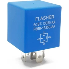 5 pin 12 Volt Turn Signal Flasher Relay for Lights Compatible with 1995-2014 F35