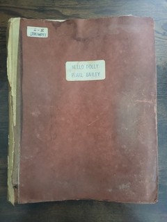 1975 Tour Hello Dolly! Sheet Music Pearl Bailey Cab Calloway Trumpet I II Score