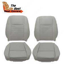 Driver Passenger Bottom Top Seat Cover Gray Fits 2005-2009 Ford Mustang Gt Driver Passenger Bottom Top Seat Cover Gray Fits 2005-2009 Ford Mustang Gt