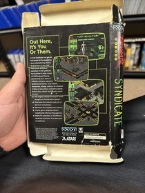 Syndicate (Atari Jaguar, 1995) Game & Box