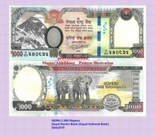 NEPAL 1000 rupias 2019 sin circular P. 82 61595#❇️❇️