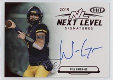 2019 Sage Hit Premier Draft Next Level Signatures Will Grier #NL-WG Auto 2b2