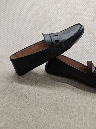 Cole Haan Women's Evelyn Chain Driver Black Leather Sz 11 B NEW w/o Box - Picture 2 of 11