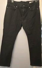 Mens Black Denim Jeans 36 Inch Waist 29 Inch Leg Marks  Spencer