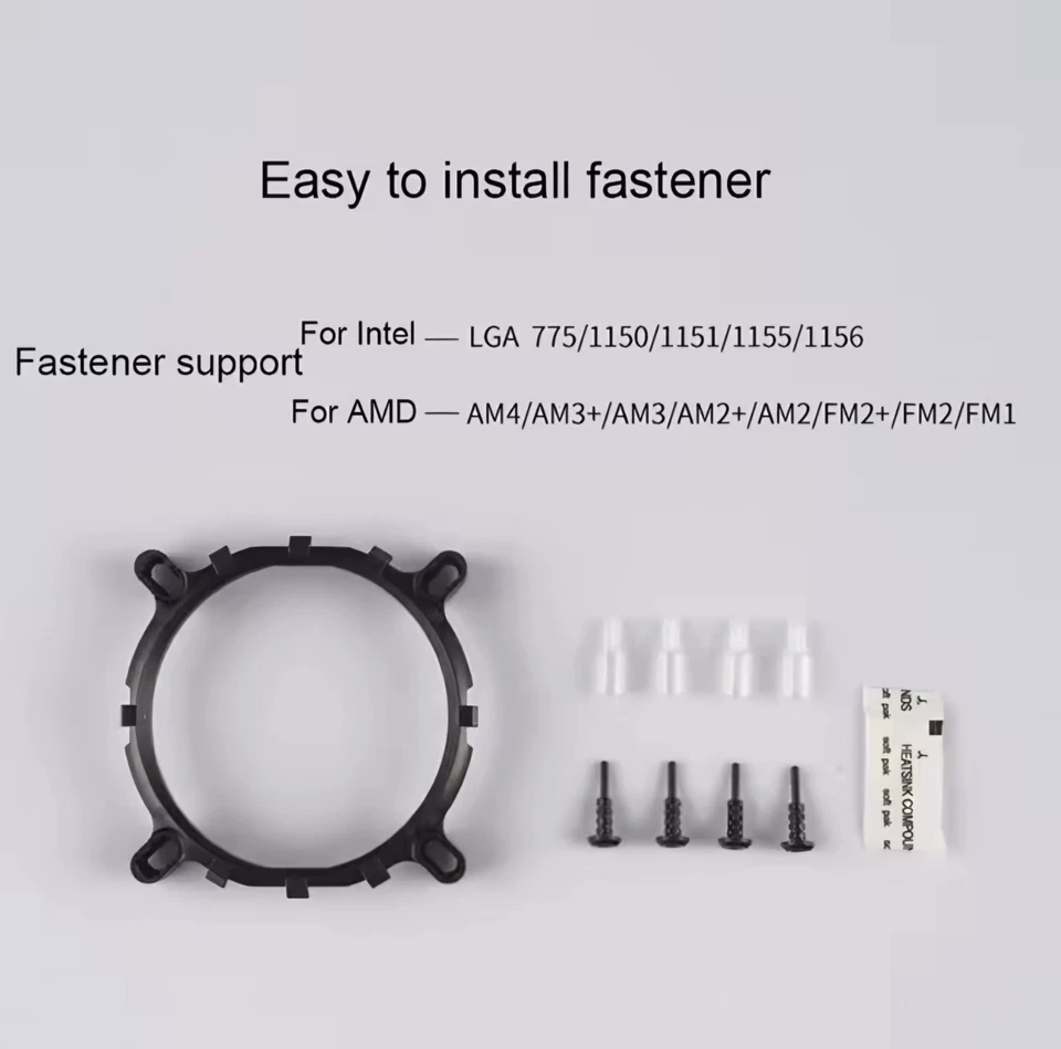 RGB Jonsbo CR-1200E CPU Cooler With 90mm Fan (2000 RPM) Supports Up To 95W TDP. - Image 4 of 4