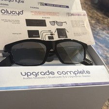 Lucyd Lyte LCD005-110 Bluetooth Audio Smart Glasses UV400 Lens Designed Russo