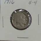 1916  US Buffalo Nickel 5c G Weak Date