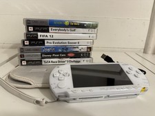 Sony PSP-1003 White Handheld Console 32MB with Charger & 5 Game