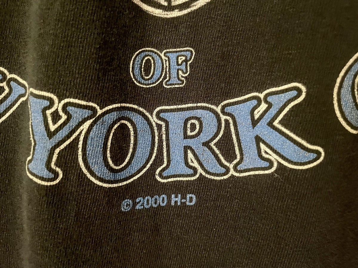 Vintage Harley Davidson of NYC Twin Towers longsleeve shirt Large 