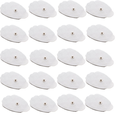 New Muscle Stimulator Replacement Electrodes Pads Reusable Snap On (12/24 Pairs)