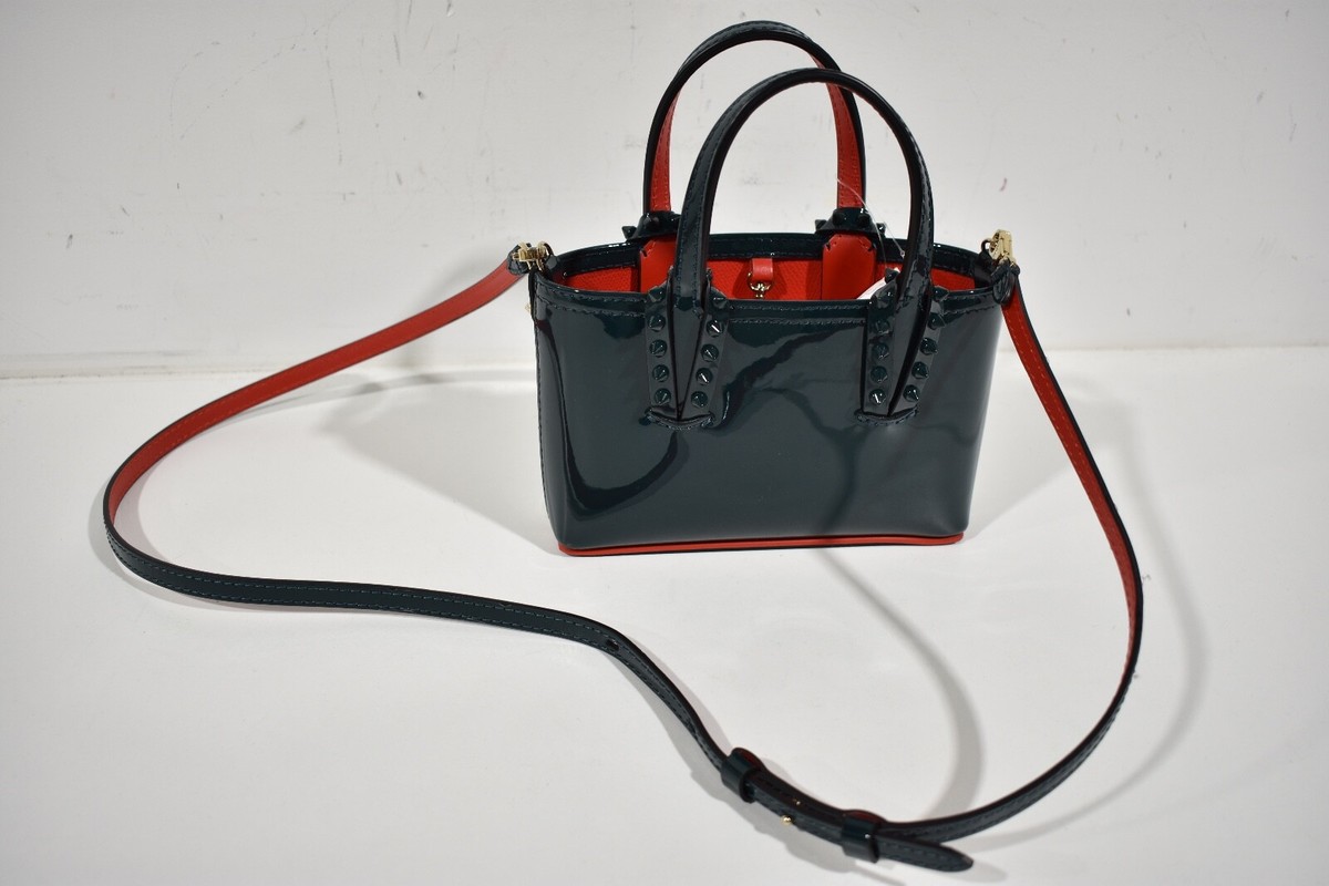 Christian Louboutin Cabata Nano Mini Vosges Patent Leather Tote