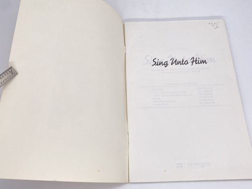 Michael W Smith Sing Unto Him Sheet Music Songbook Youth Choir Collection 1985 - Picture 3 of 6
