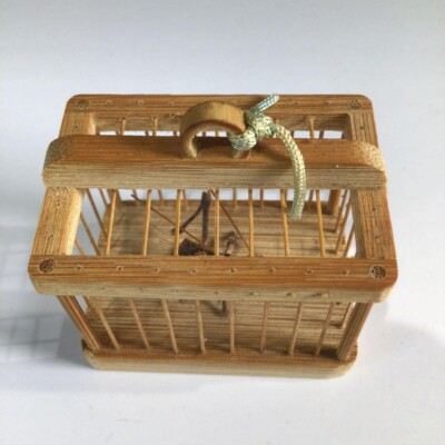 DISH//×brokker 新品未開封！ Japan Insect Cage Bamboo Antique Cage With Bell Cricket With