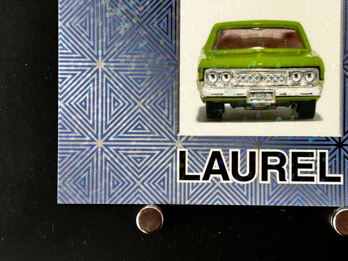Laurel 2000 SGX NISSAN Tomica Card Black Box Holo Tomy