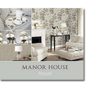 Norwall Manor House MH36507 Organic Stripe Wallpaper Beige, Grey - Picture 2 of 2