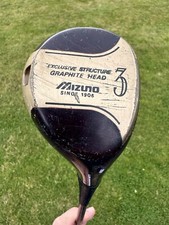 ✅Mizuno Black Turbo 3 Wood Golf Club- 18°- Regular Flex Graphite Shaft- RH✅