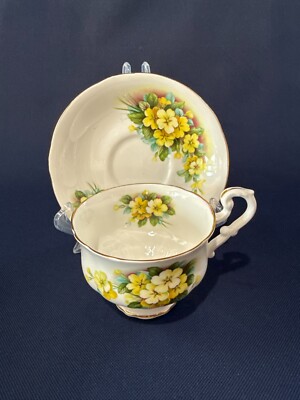 Mid-Century Modern PARAGON Fine Bone China cup & saucer c.1957+ England