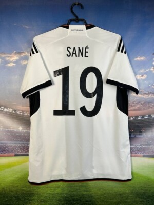 Sane Germany Team Jersey Home Football Soccer Shirt Adidas Trikot Men Size L