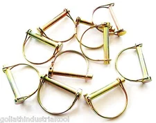 10 GOLIATH INDUSTRIAL 3/8" ROUND CANOPY PTO TRAILER HITCH PINS RCPTC38 AWNING