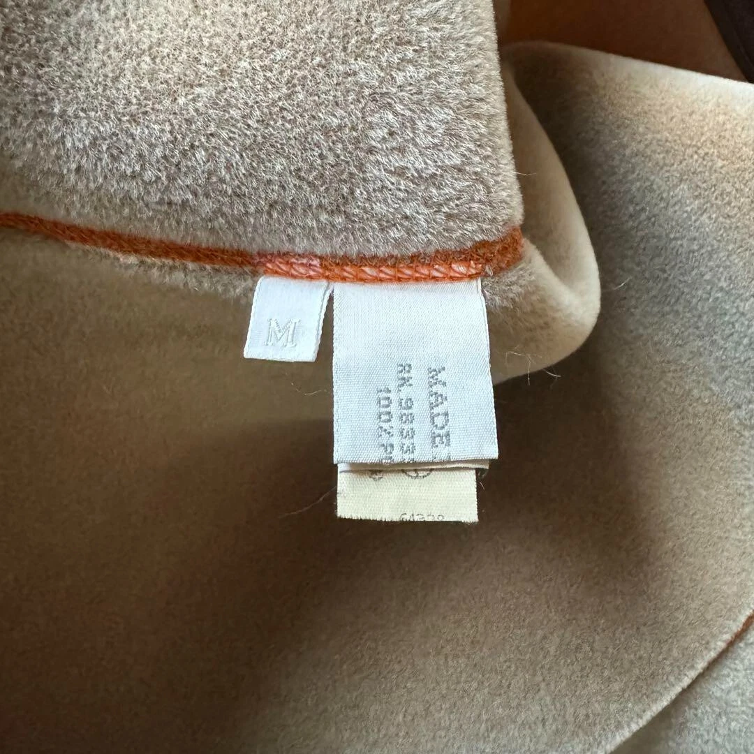 Giacca con cappuccio MIU MIU 99FW maglia arancione taglia M usata rara