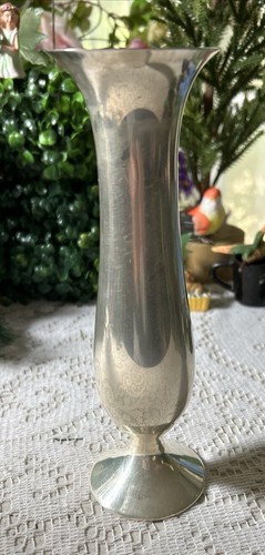 Vintage Towle Silverplated Flower Bud Vase Tabletop Décor - Picture 3 of 13