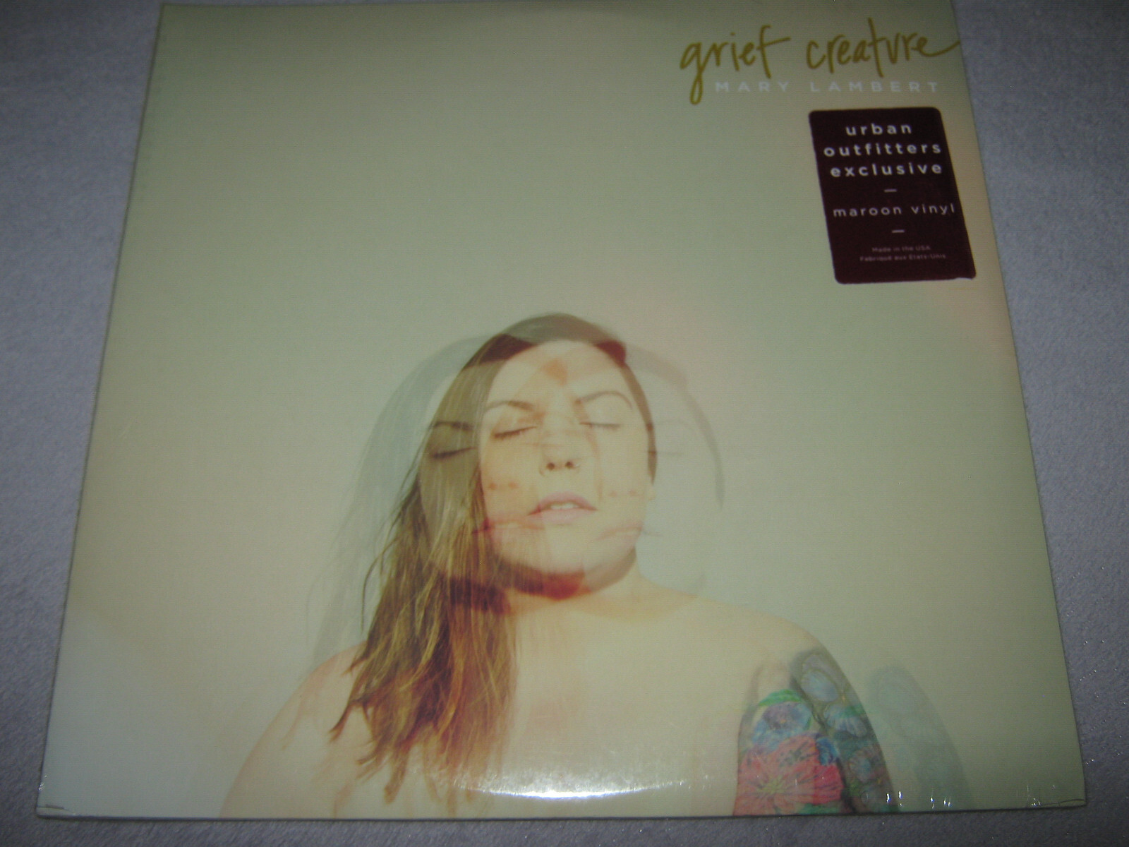 MARY LAMBERT Grief Creature SEAL LimitED/500 Double MAROON Vinyl 2 LP Macklemore