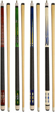 Juego De 4 Tacos De Billar Nuevos Palos De Tacos De Billar De 58" Billiard Ho...