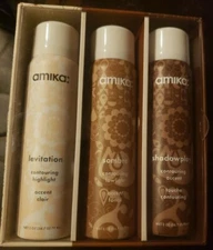 Amika Strobe Hair Contour Kit SET OF 3 Levatation, Sombre, Shadowplay 2 oz. Each