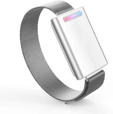 New Embr Labs Wave 1 Silver  Bracelet Wearable Warming and Cooling D + Charger