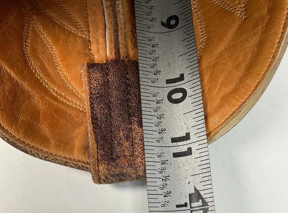 Botas vaqueras Old Gringo 7 B con incrustación de hojas con incrustación recreadas Foto 4 de 4