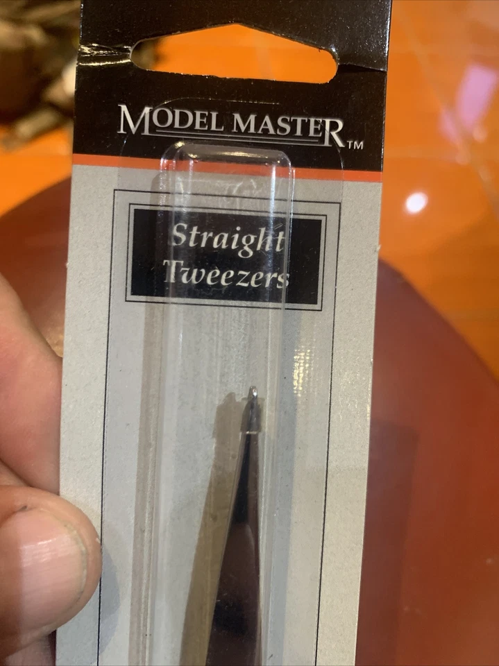 NEW Testors Straight Tweezers 50631C FREE US SHIP - Image 2 of 4