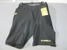 Storelli Shorts Adult Small Black ExoShield Soccer Goalkeeper Padded Drawstring