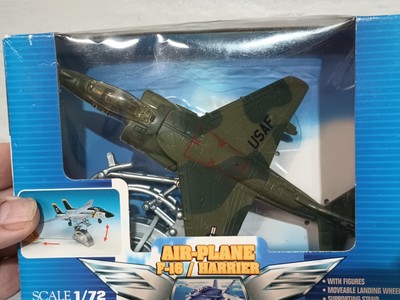 NEW RAY AIRPLANE F-16 HARRIER 1:72 SCALE Air Force | eBay