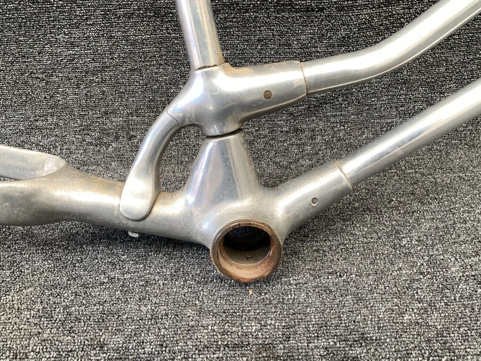 Vintage Monark Silver King Aluminum Step Through Bicycle Frame - Image 4 of 4