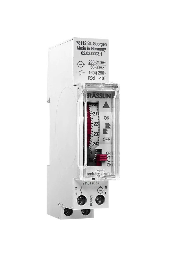 02.03.0003.1 talento 211 Mini - analoge Zeitschaltuhr mit Tagesprogramm und 3... - Bild 2 von 4