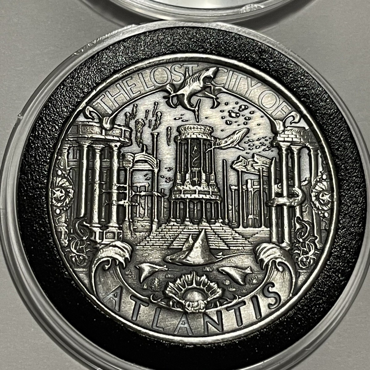 1 オンス　銀貨　 ATLANTIS　Cities Series POSEIDO Mason Mint Poseidon Atlantis 1 oz Silver Round Coin