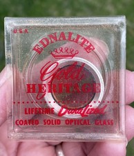 Ednalite Gold Heritage Lifetime Duralized Coated Solid Optical Glass Lens Filter