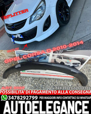 0137 SPLITTER SOTTO PARAURTI ADATTO PER OPEL CORSA D 10-14 FACELIFT LOOK OPC ABS