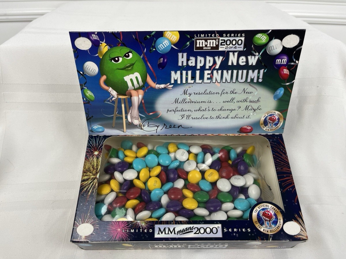 M & M's Millennium 2000 Party Box Limited Edition Confetti