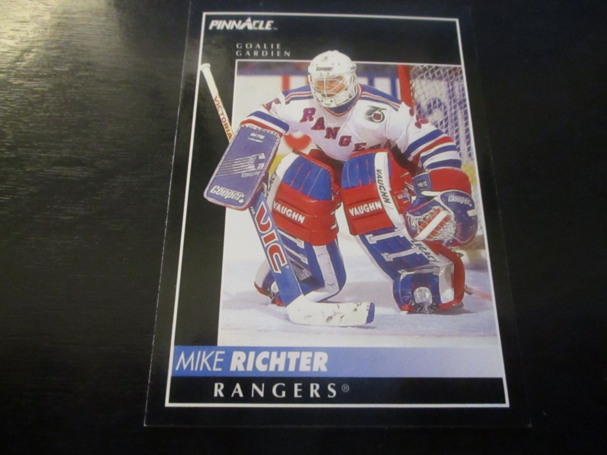 マイ・ゴール mike richter (new york rangers - goalie) 1992/93 pinnacle card #75