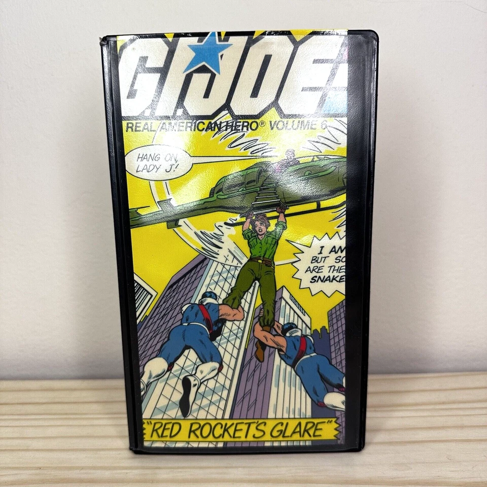 G.I. Joe Volume 6: Red Rockets Glare 1983 VHS Tape FHE Clamshell Box Case - Image 2 of 4
