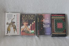 Lot of 4 Christmas Cassette Tapes